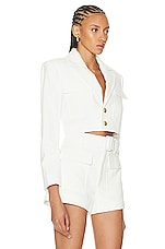 A.L.C. Banks Jacket in Off White, view 2, click to view large image.