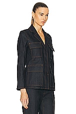 A.L.C. Stevie Jacket in Denim, view 2, click to view large image.