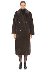 A.L.C. Franklin Coat in Brown, view 2, click to view large image.