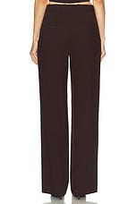 A.L.C. Hirsh Pant in Chocolate Plum, view 4, click to view large image.