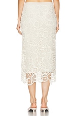 A.L.C. Shay Skirt in Warm White, view 3, click to view large image.