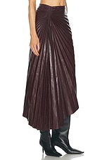 A.L.C. Tracy Skirt in Cordovan, view 2, click to view large image.