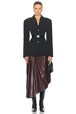 A.L.C. Tracy Skirt in Cordovan, view 5, click to view large image.