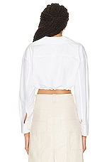 A.L.C. Corbin Top in White, view 3, click to view large image.