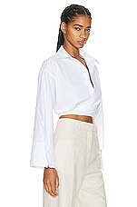 A.L.C. Collin Top in White, view 2, click to view large image.