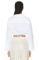 A.L.C. Collin Top in White, view 3, click to view large image.