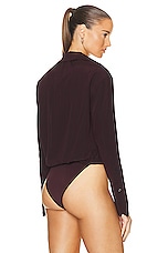 A.L.C. Diana Bodysuit in Chicory, view 4, click to view large image.