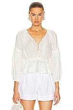 A.L.C. Leighton Top in White, view 1, click to view large image.