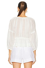 A.L.C. Leighton Top in White, view 3, click to view large image.