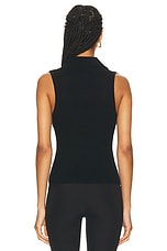 A.L.C. Oliver Top in Black, view 3, click to view large image.