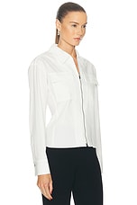 A.L.C. Sage Top in White, view 2, click to view large image.