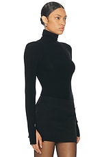 A.L.C. Jett Top in Black, view 2, click to view large image.