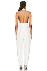 Alexandre Vauthier Couture Edit Jumpsuit in White, view 3, click to view large image.