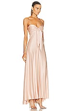 Alexandre Vauthier Long Dress in Blush, view 2, click to view large image.