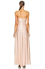 Alexandre Vauthier Long Dress in Blush, view 3, click to view large image.