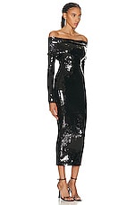 Alexandre Vauthier Couture Edit Dress in Black, view 2, click to view large image.