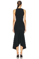 Alexandre Vauthier Maxi Dress in Black, view 3, click to view large image.