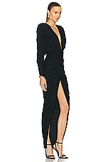 Alexandre Vauthier Long Dress in Black, view 2, click to view large image.