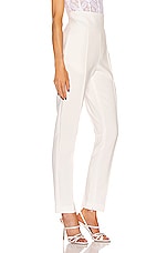 Alexandre Vauthier Compact Pant in Off White, view 2, click to view large image.