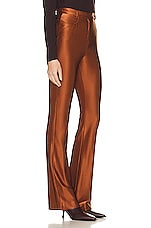 Alexandre Vauthier Straight Leg Pant in Bourbon, view 2, click to view large image.