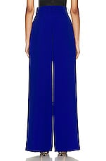 Alexandre Vauthier Straight Leg Pant in Majestic Blue, view 3, click to view large image.