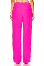 Alexandre Vauthier Large Pant in Neon Pink, view 3, click to view large image.