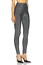 Alexandre Vauthier Skinny Legging in Silver, view 2, click to view large image.