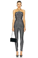 Alexandre Vauthier Skinny Legging in Silver, view 4, click to view large image.