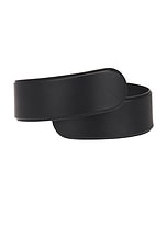 ALAÏA Flex Twist Belt in Noir, view 1, click to view large image.