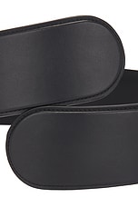 ALAÏA Flex Twist Belt in Noir, view 3, click to view large image.