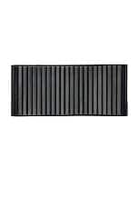 ALAÏA Striped Corset Belt in Noir, view 2, click to view large image.