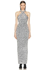 ALAÏA Dress in Argent, view 1, click to view large image.