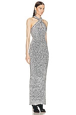 ALAÏA Dress in Argent, view 2, click to view large image.