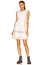 ALAÏA Edition Sleeveless Dress in Blanc, view 2, click to view large image.