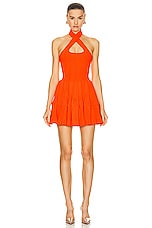 ALAÏA Crinoline Dress in Orange Fluo, view 1, click to view large image.