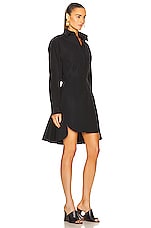 ALAÏA Tina Dress in Noir, view 2, click to view large image.