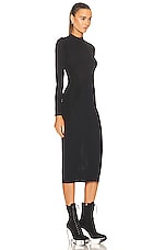 ALAÏA Maxi Dress in Noir, view 2, click to view large image.