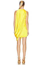 ALAÏA Cocktail Dress in Jaune, view 4, click to view large image.