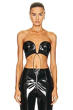 ALAÏA Molded Bustier in Noir, view 1, click to view large image.