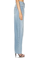 ALAÏA Round Pant in Bleu Clair, view 3, click to view large image.