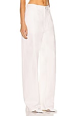 ALAÏA Lover Jean in Blanc, view 2, click to view large image.