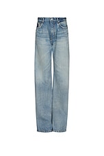 ALAÏA Straight Leg in Dirty Wash | FWRD