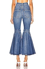 ALAÏA Crinoline Jean in Blue, view 3, click to view large image.