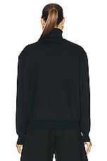 ALAÏA Oversize Jumper Sweater in Noir, view 3, click to view large image.