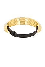 ALAÏA Bombe Necklace in Gold, view 3, click to view large image.