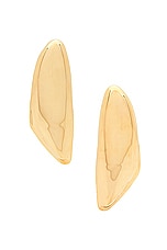 ALAÏA Bombe Earrings in Gold, view 1, click to view large image.