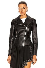ALAÏA Edition 2003 Leather Biker Jacket in Noir, view 2, click to view large image.