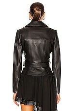 ALAÏA Edition 2003 Leather Biker Jacket in Noir, view 4, click to view large image.