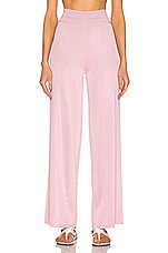 ALAÏA Edition 1993 Wide Leg Pant in Rose, view 1, click to view large image.