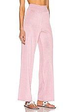 ALAÏA Edition 1993 Wide Leg Pant in Rose, view 2, click to view large image.